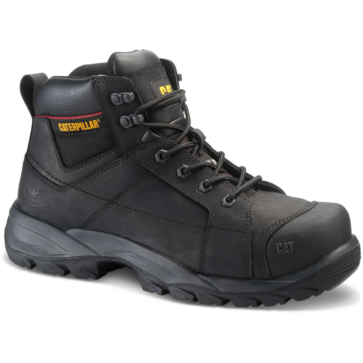 Men's Caterpillar Crossrail St Safety Boots Black Ireland MYZW74152